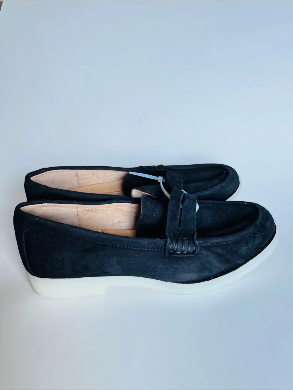 Born Black Suede Women's Slip-On Loafers